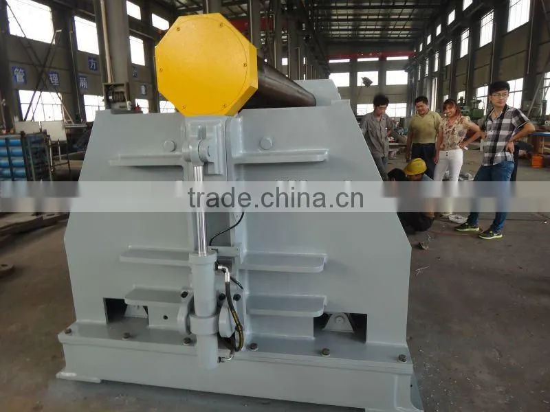 pre-bending plate rolling machine 4-roller CNC plate rolls bending machine