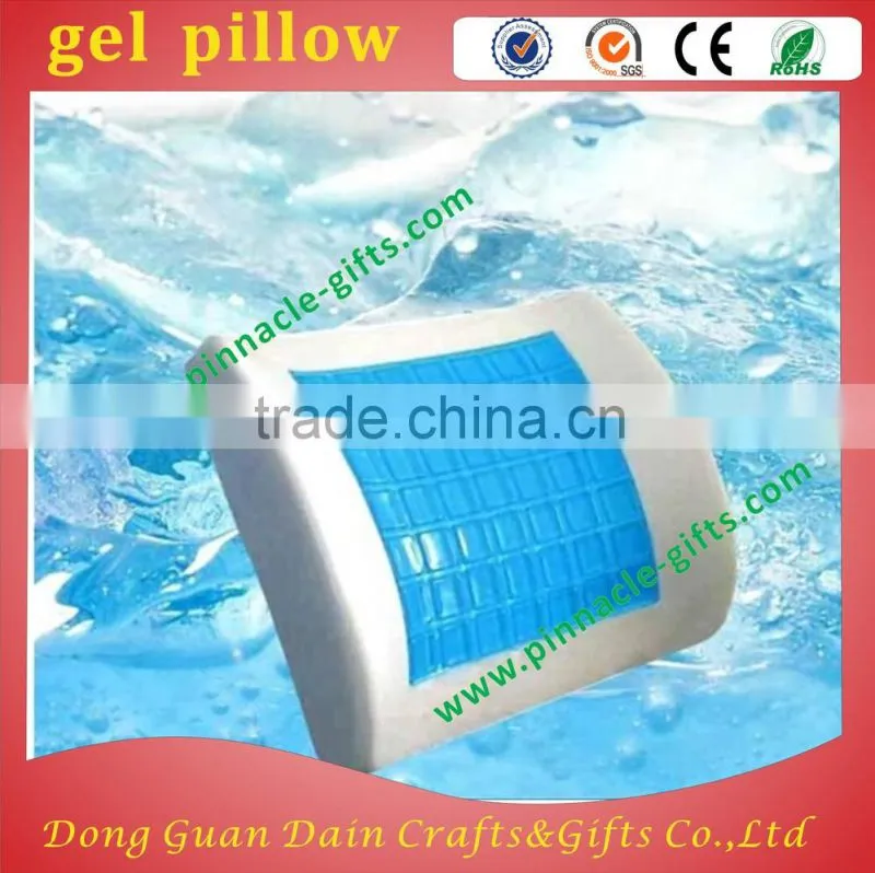 customized PU with GEL cooling pillows with memory foaming material