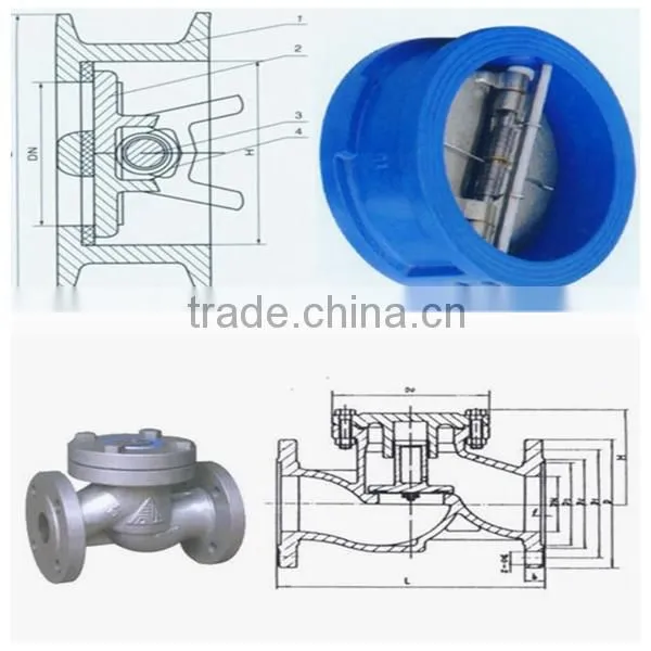 cast iron swing/sewage check valve low price