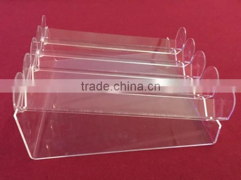acrylic bread display stand acrylic cake tray