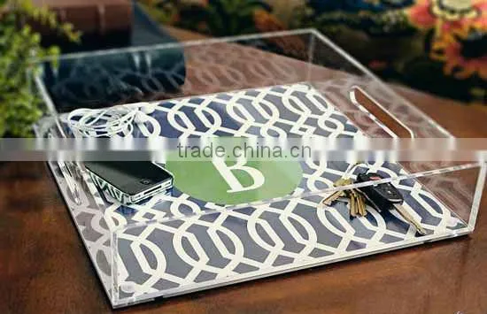 clear acrylic serving tray