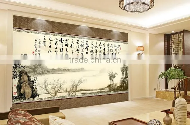 2014 new design metallic wallpaper/ Waterproof Wallpaper and natural material wallpaper For Home Decaration