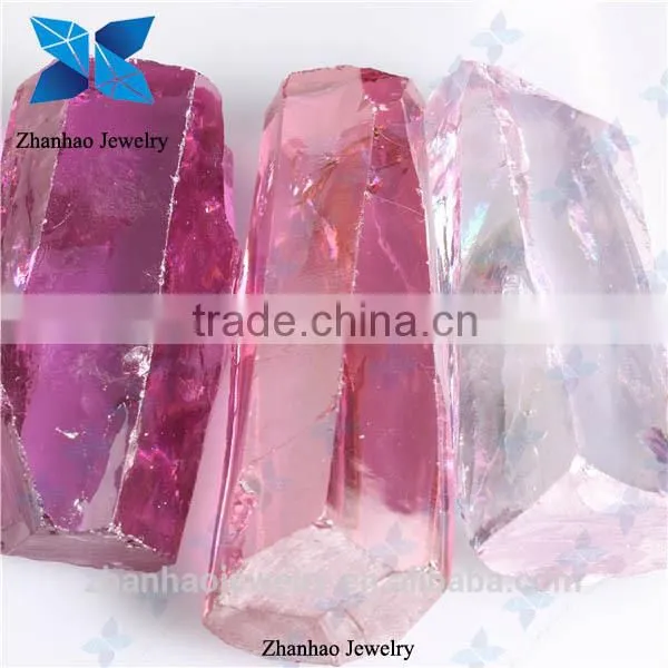 colorful Uncut Raw Gemstones /raw cubic zirconia material stone/semi precious stone