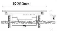 18W good quality and new design led underwater light