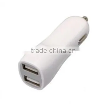 Mobile Phone Dual Usb Car Charger,5v 3.1a Metal For Iphone 6 Car Charger,For Galaxy S5 Car Charger