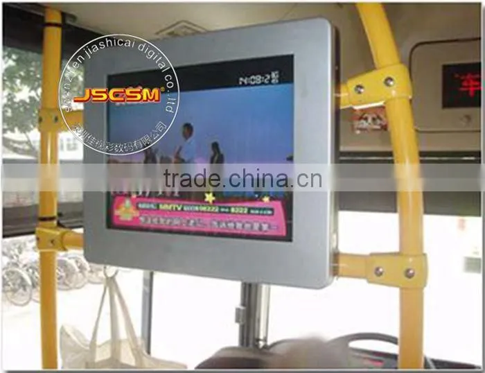 Hot 15 inch WIFI Bus ad display digital lcd monitor with android os support control software
