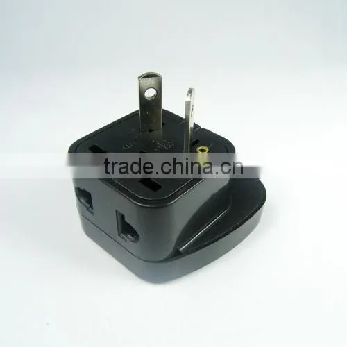 New products 2016 Double adapter Australia China plug universal travel electric adapter with safety shutter