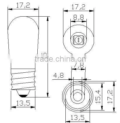 E14 T17-1C (5050)