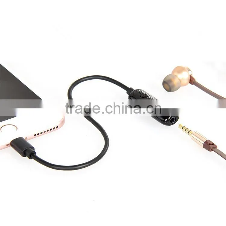 MFI Certificate 3.5mm Headphone Jack Connector Mini Earphone