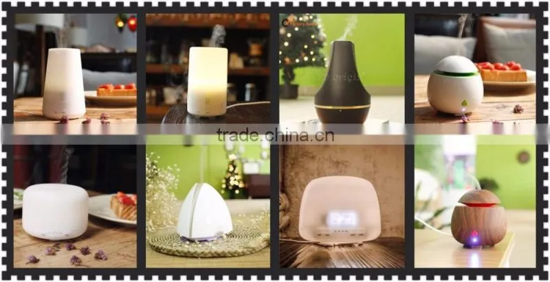 300ml aroma essential oil diffuser/ultrasonic mist maker/ultrasonic humidifier with digital clock
