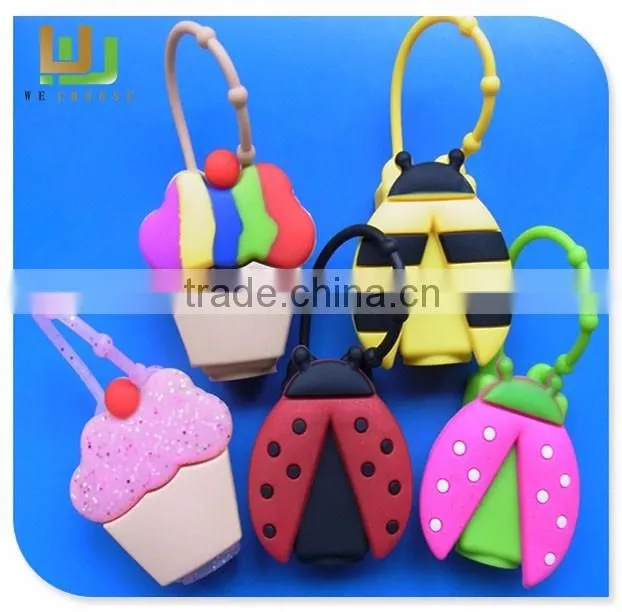 Wholesale mini pocket lip gloss tube silicone holder