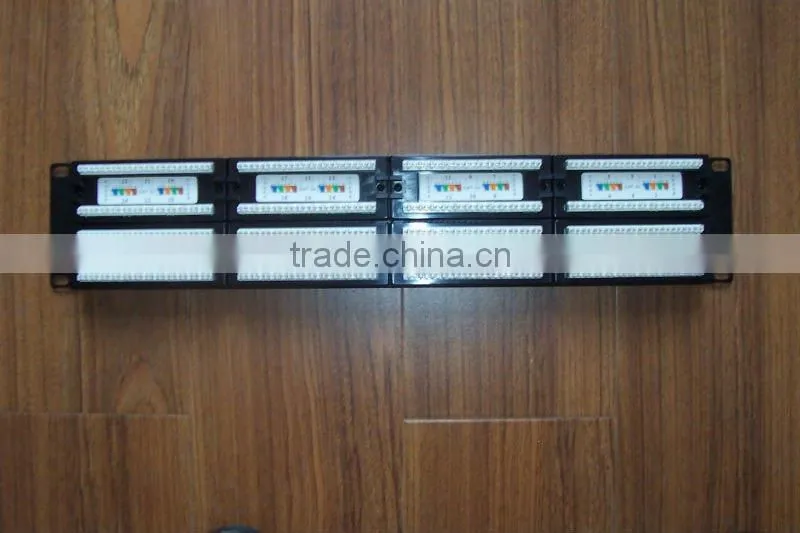 W-TEL network 24port UTP SC/ST/LC ODF fiber optic AMP patch panel cat6cat7
