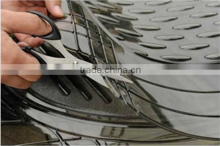 new pvc with carpet material car mat