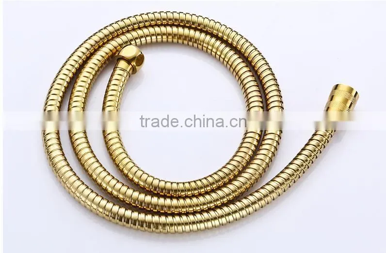 SUS 304 flexible hand shower hoses clip ,1.5 meter long shower hose clip