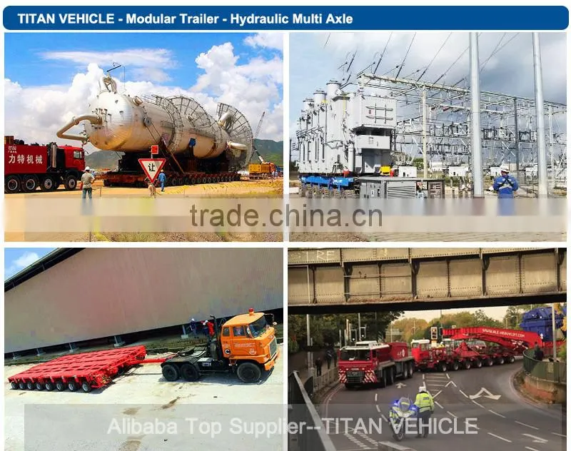 TITAN Hydraulic Multi Axle Modular Trailer