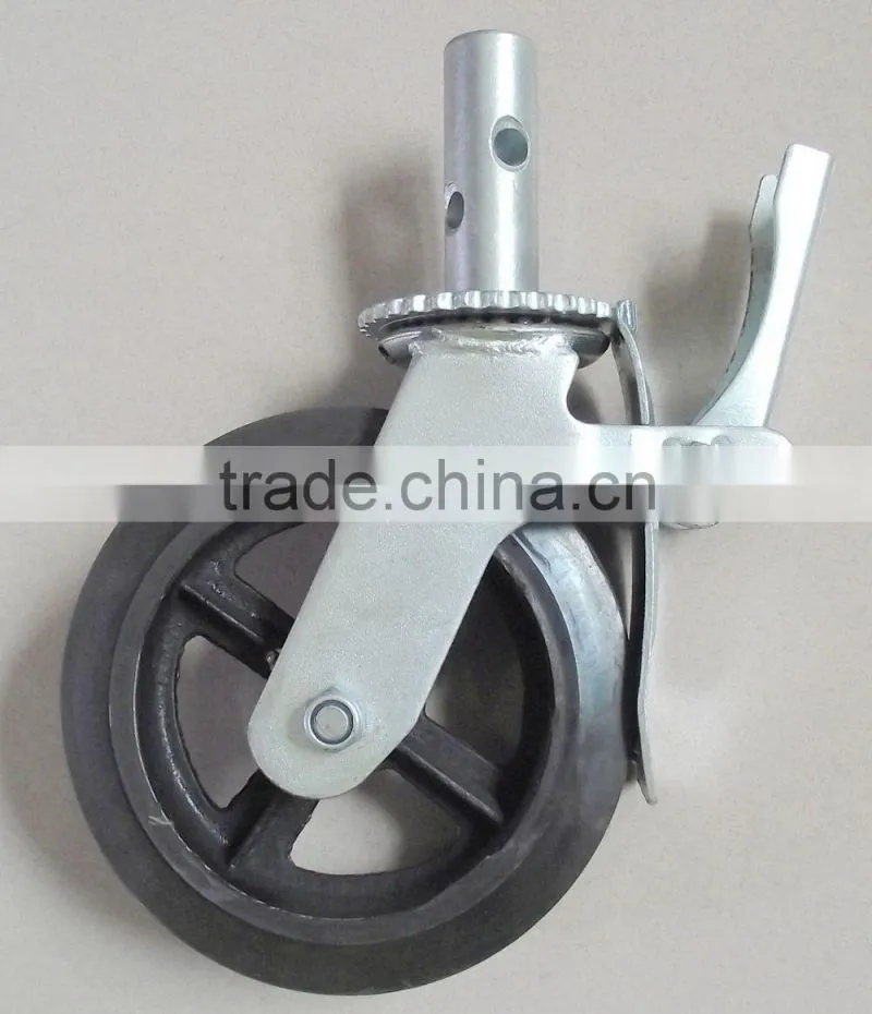 scaffold caster wheel with 6",8",10"