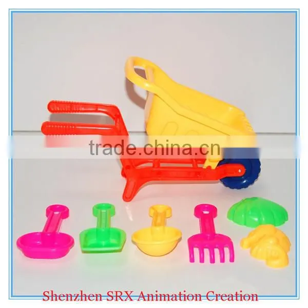 OEM plastic children kids trolley beach sand tool toys,wholesale plastic beach toys,plastic OEM summer toys for children
