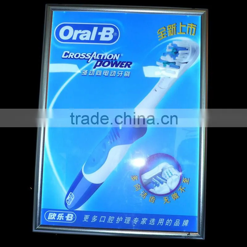 Promotion Super Thin Slim Aluminium A0 Led Poster Frames