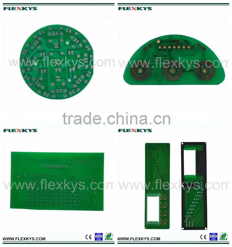 Semicircle single side LED PCB with OEM service