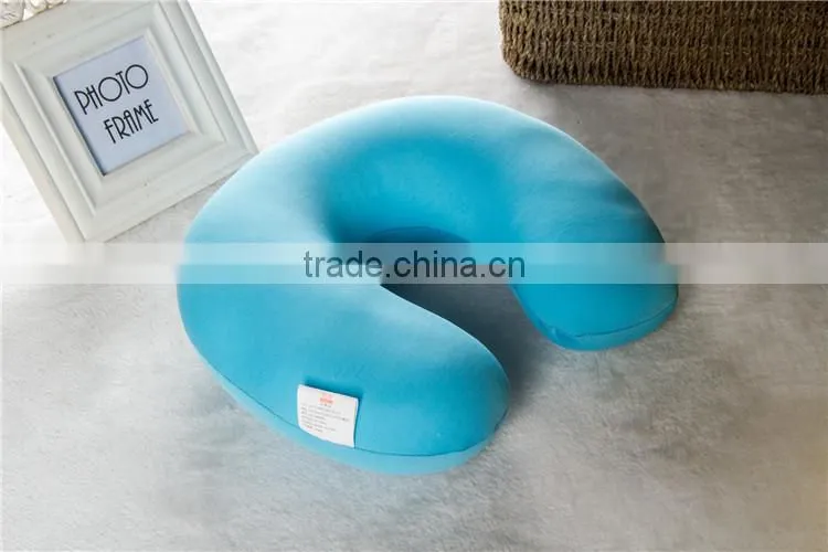 Spandex fabric solid color u shape microbeads pillow