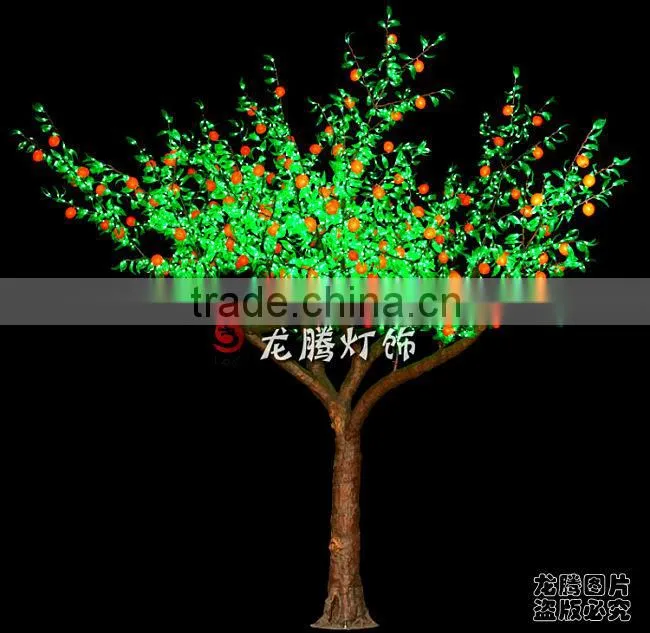4m outdoor projection Indian orange Led fruit tree lamp