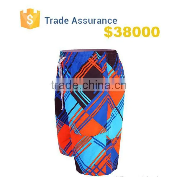 Wholesale - 2015 Fashionable Swimwear for Man Comfortable Loose Board Shorts High Quality Polyester Thin Beach Pants Sale Online