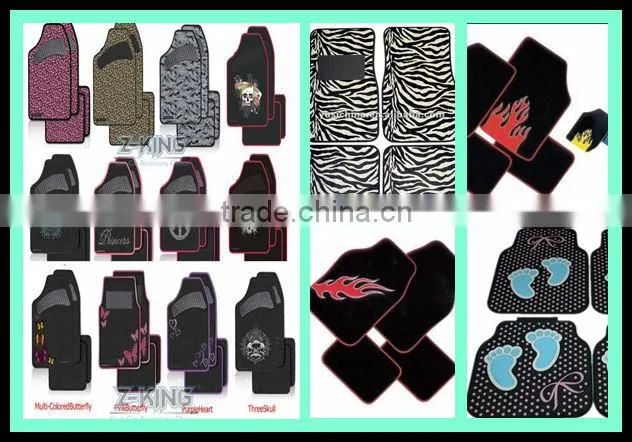 universal fitting car carpet cartoon design car mat