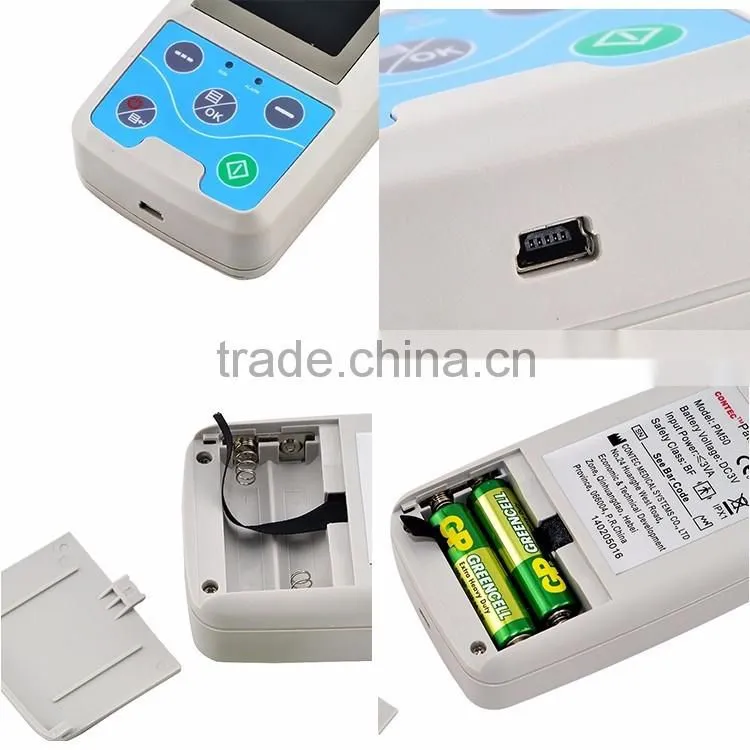 ISO CE Approved Compact and portable ABPM+SPO2 Handhheld multifunctional Patient Monitor