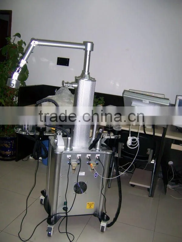 Vacuum suction multipolar RF 40k cavitation body shaping and fat loss machine F017