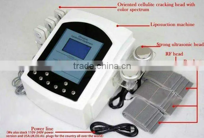 hotsell !!! ultrasound rf slimming machine beauty salon equioment best quality and effect F006