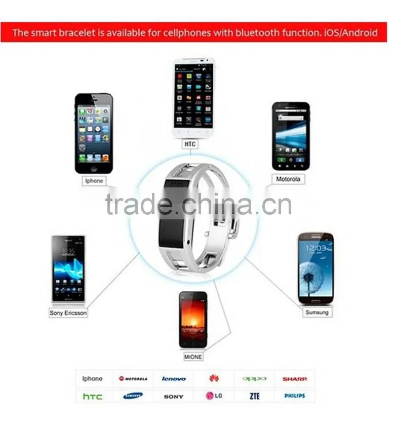 Bluetooth smart Bracelet D8 Smart Watch phone for ios and andriod smart wristband D8