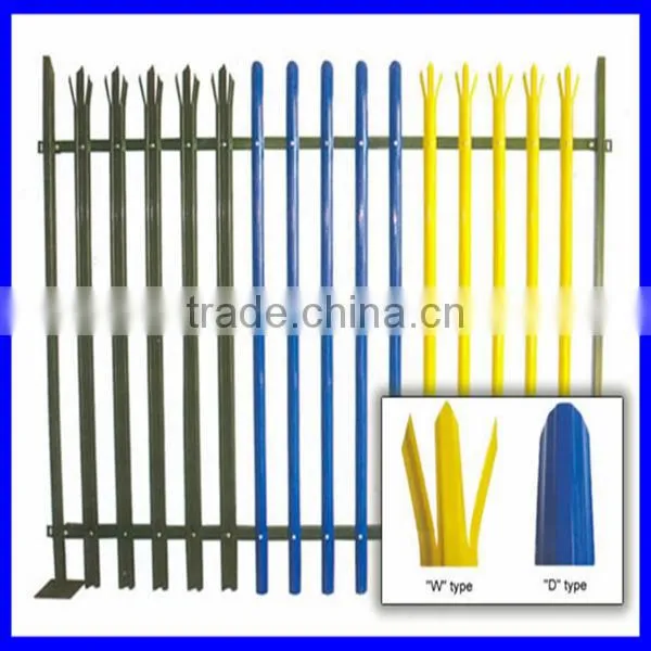 D section 17 pales 2.75m palisade fence