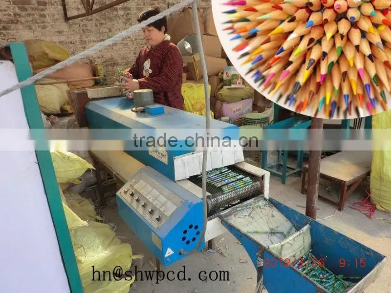 New design waste paper pencil making machine