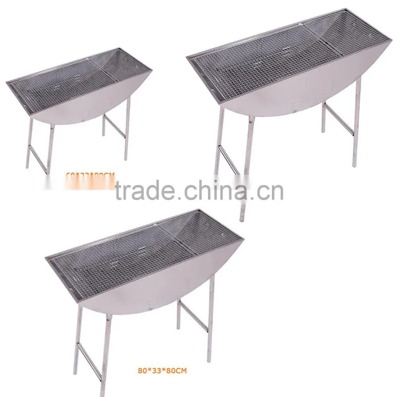 High Quality Wholesale price detachable party cast iron charcoal bbq grill