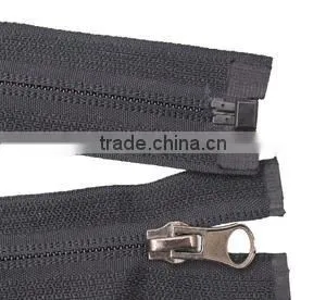Whosale Reversed Nylon open-end Zipper Metal Zipper