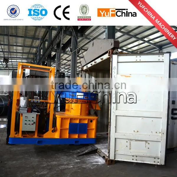 90KW Vertical Ring Die Wood Sawdust Pellet Machine