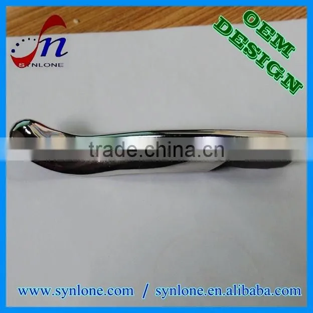 2017 molded plastic handle, recessed plastic handle, plastic door handle with chrome finish