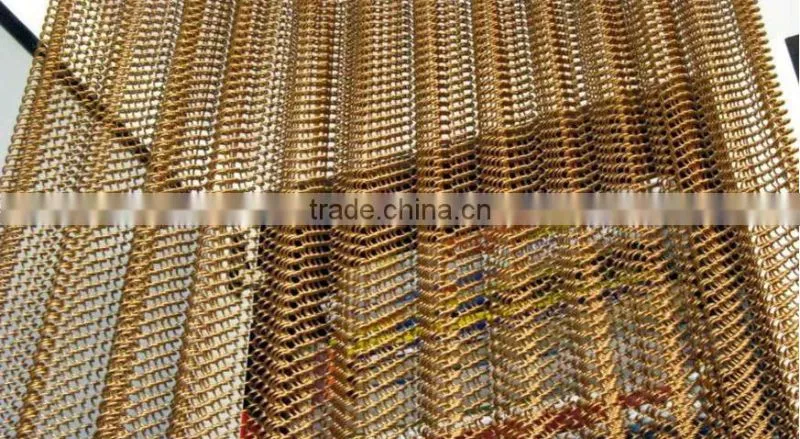 Decorative commercial kitchen wall panels, decorative wire mesh panels