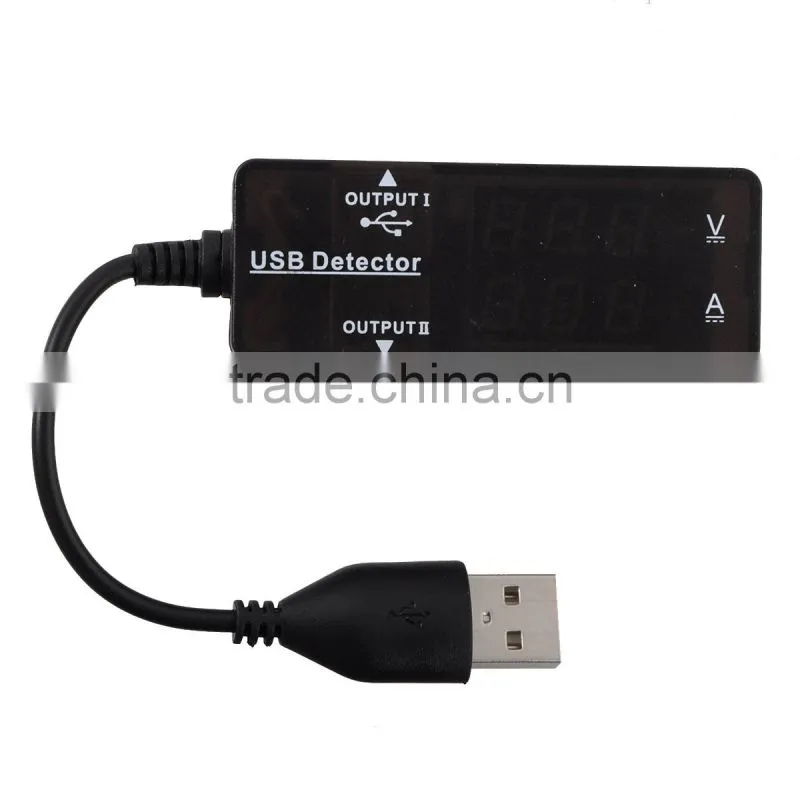 2017 Hot sales USB Power Current Voltage Amp Tester Mobile Charger For iPad
