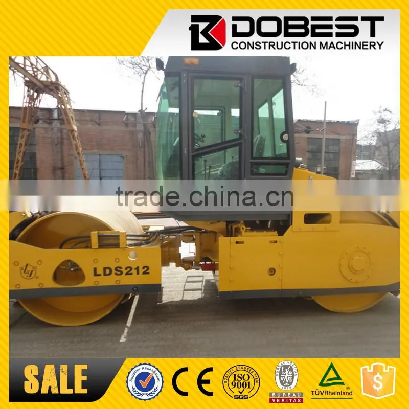 12 Ton hydraulic Tandem Vibratory Roller LDS212 in stock