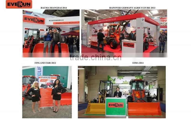 Everun brand telescopic arm wheel loader for sale Euroiii engine Rops&Fops