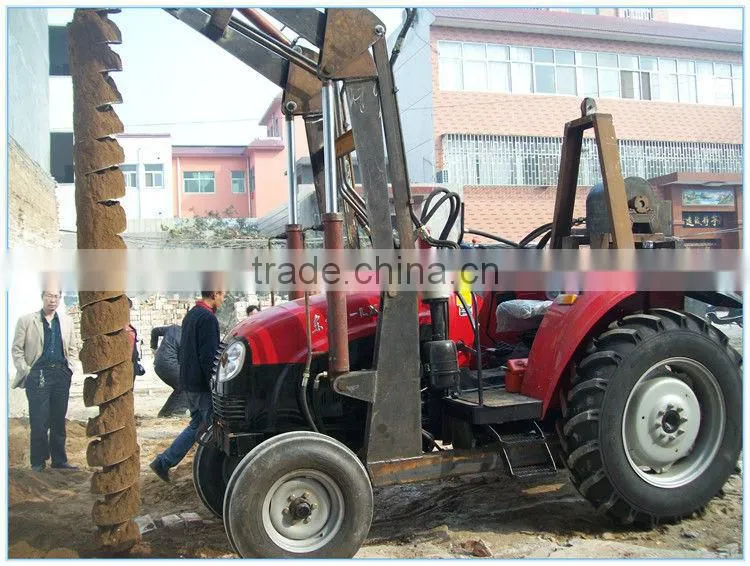 5-8 ton wheeled type digging machine with crane