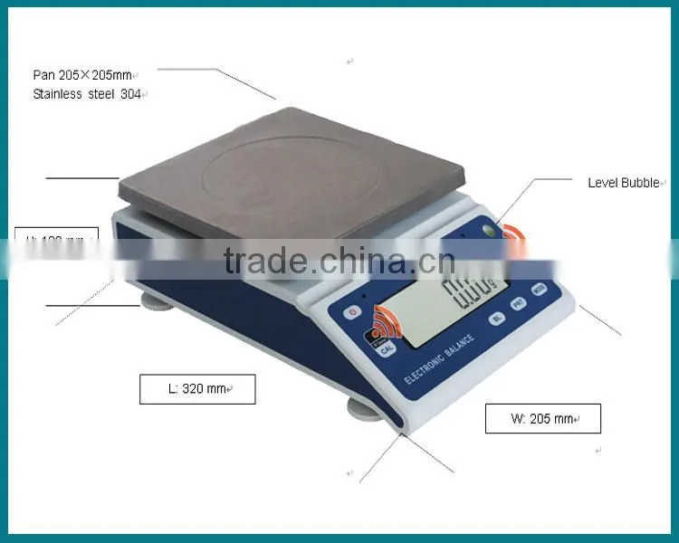 3kg 0.01g electronic compact scale similar mettler toledo