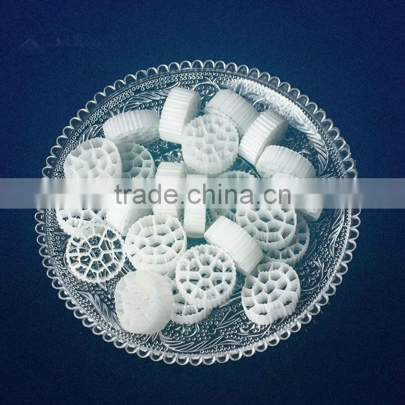 MBBR Biofilm Carrier Bio Filter Medias for Used for Fish Pond Made of HDPE