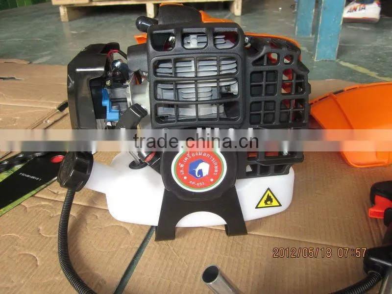 52cc Easy Starter Heavy Duty Grass Cutter with 32mm aluminum pipe 10mm driving shaft