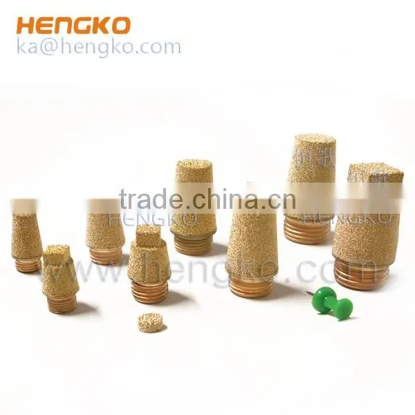 Sintered copper filter elements