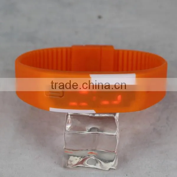 silicone digital watch silicone watch silieone led watch bracelet watch silicone bracelet with digital watch LED watch