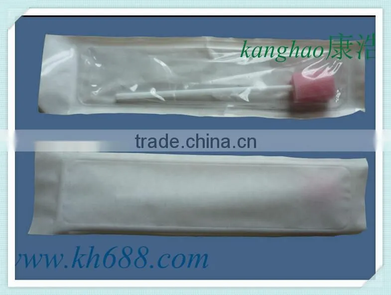 Factory directly sell oral sponge swab with good qualiy for medical using free sample