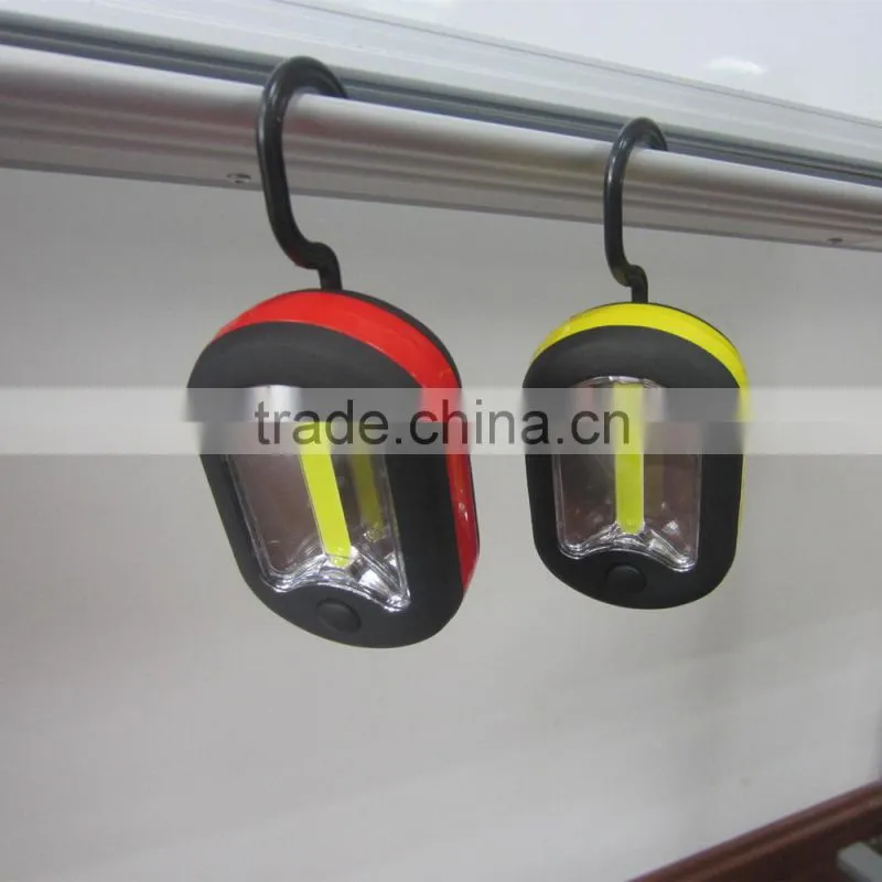 Powerful COB Flashlight With 3 LED Light