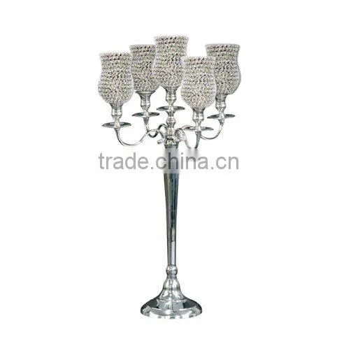 Gold Candelabra/wedding gold candelabra/Wedding table gold candelabra